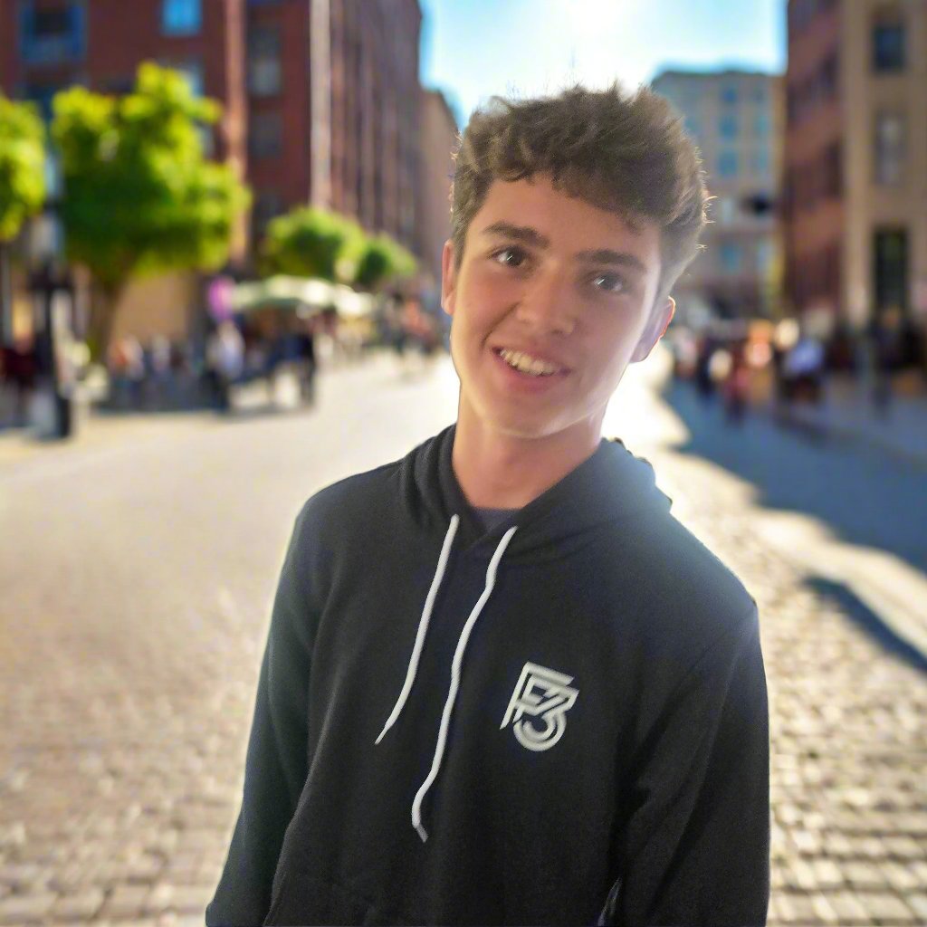 F3 Unisex Hoodie (plain back)