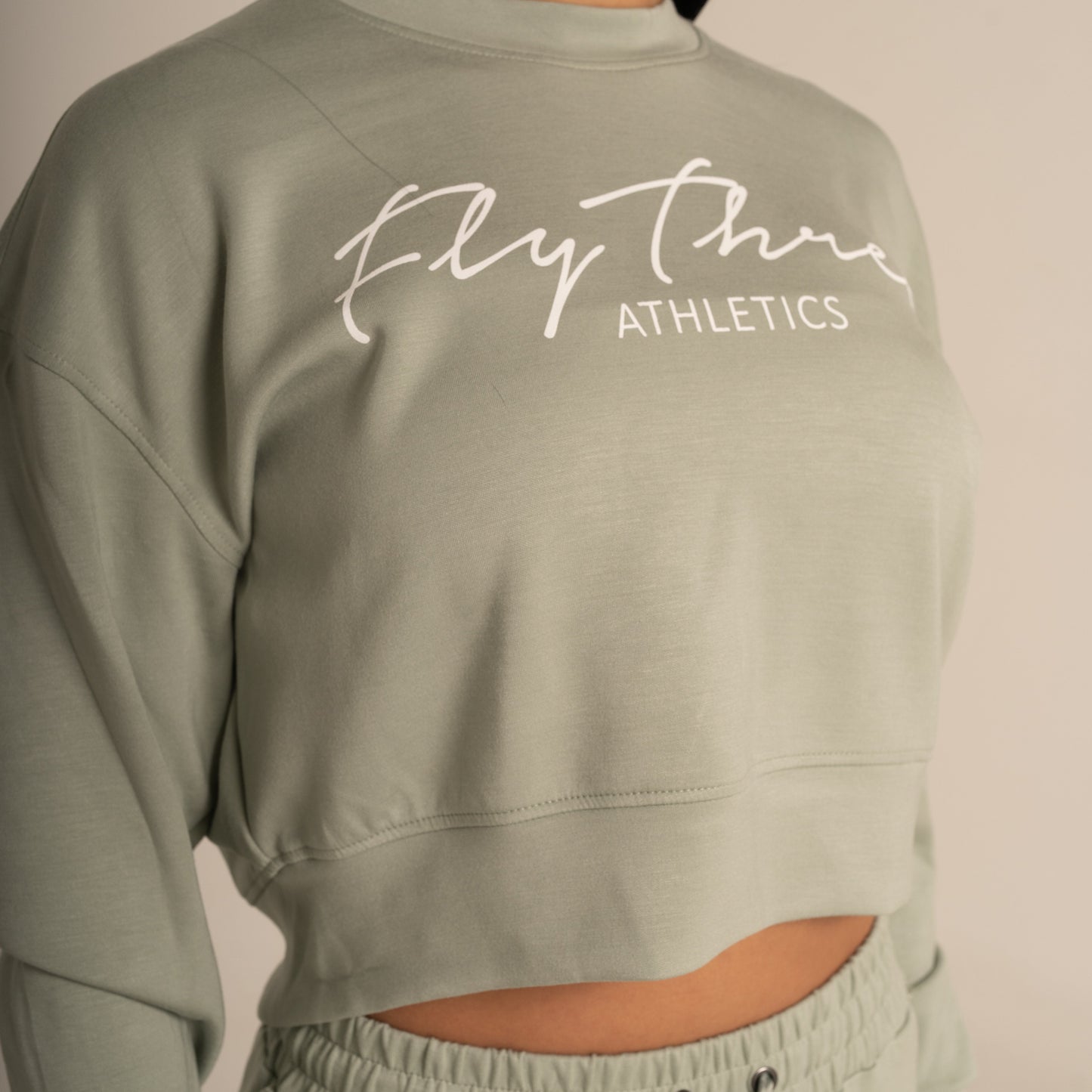 Modal Cropped Sweatshirt