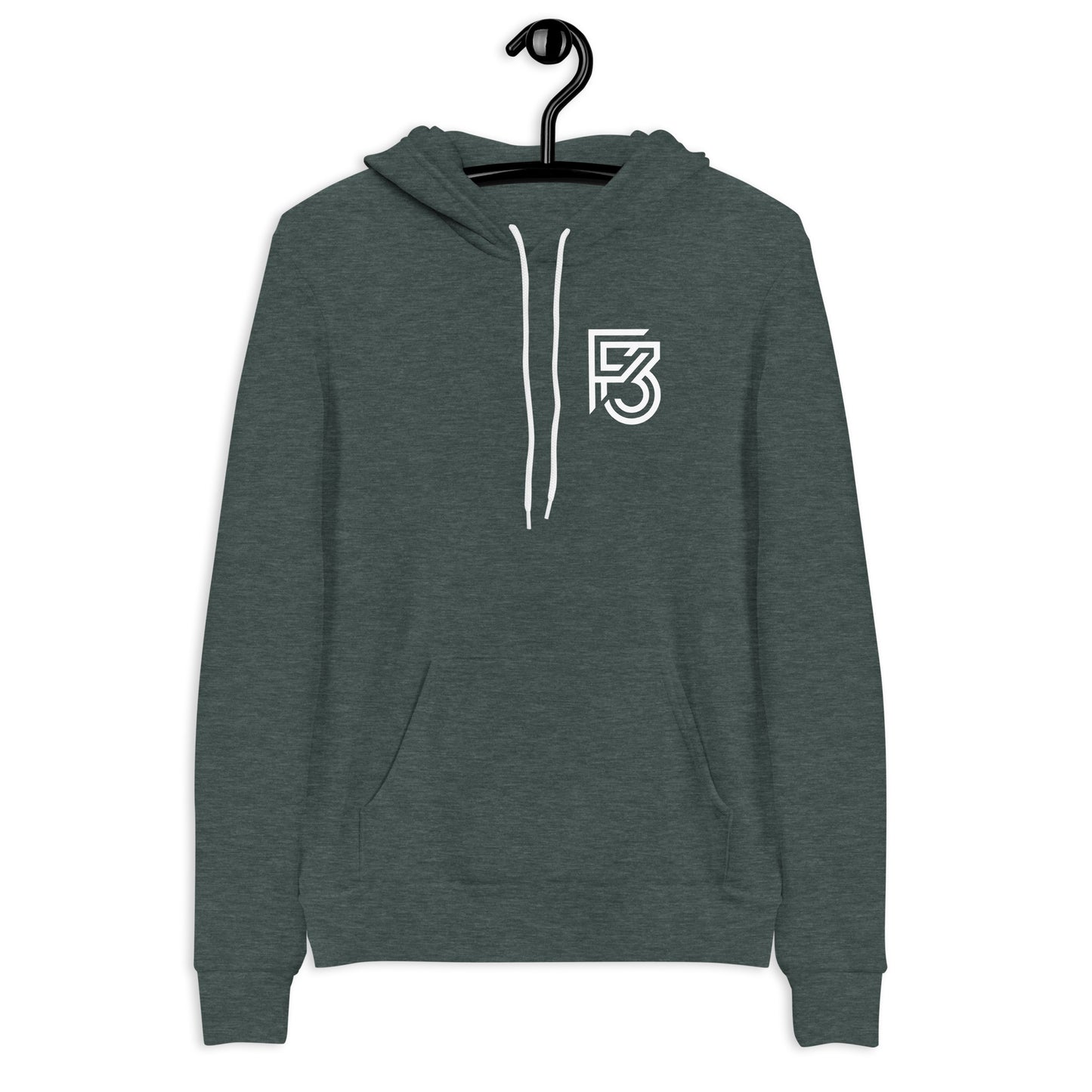 F3 Unisex Hoodie (plain back)