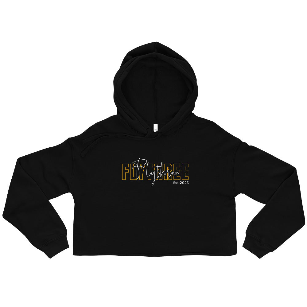 FlyThree Est. 2023 Crop Hoodie