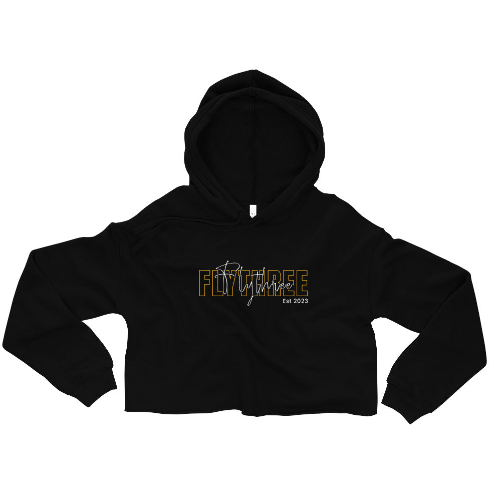 FlyThree Est. 2023 Crop Hoodie