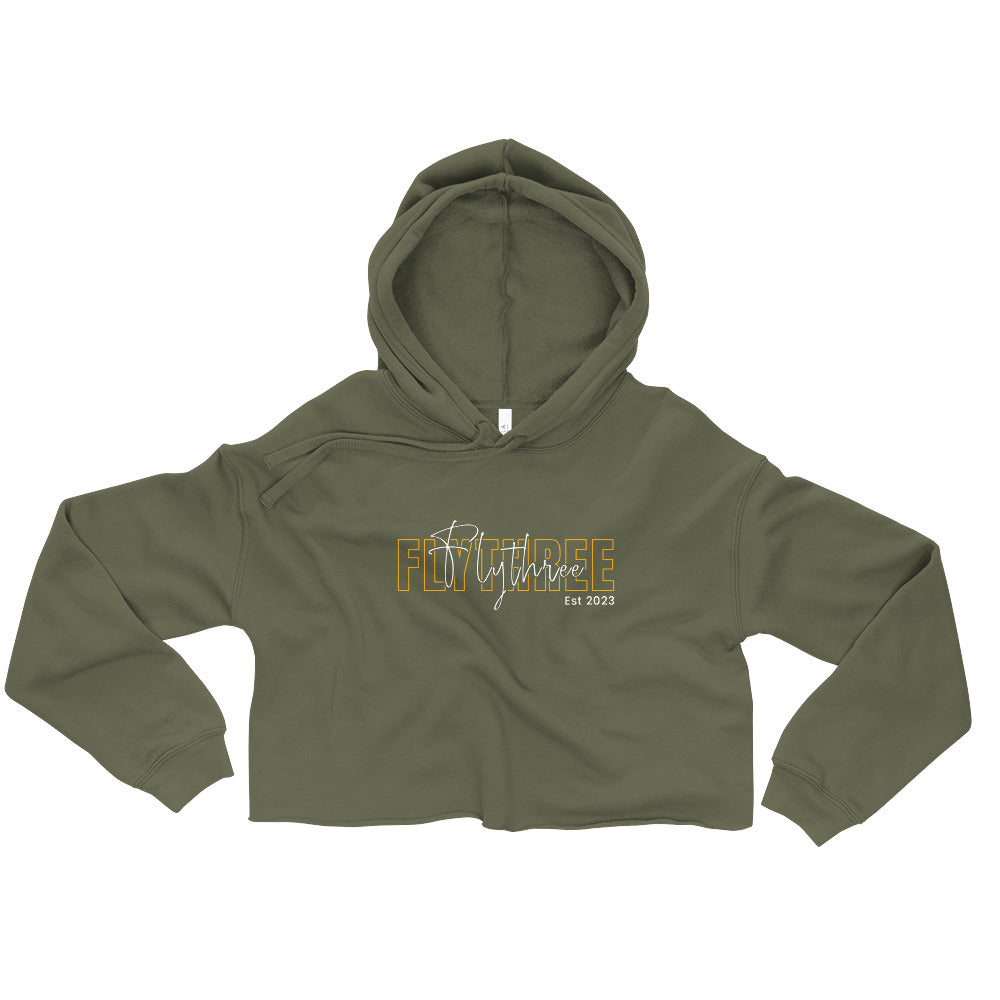 FlyThree Est. 2023 Crop Hoodie