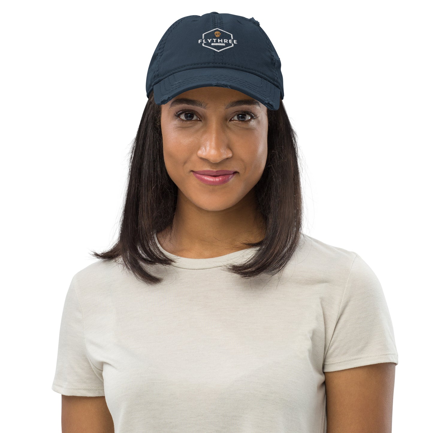 Distressed Skull Dad Cap
