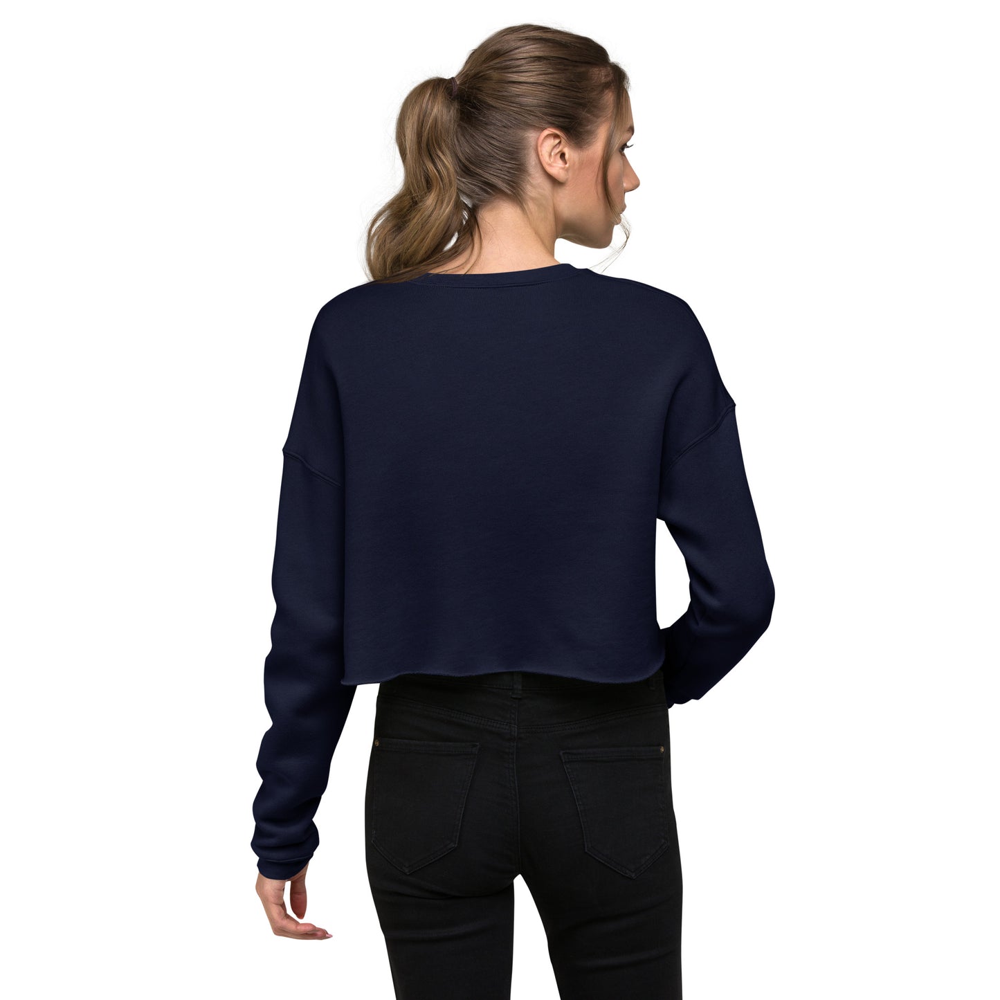 Stand Tall Giraffes Crop Sweatshirt