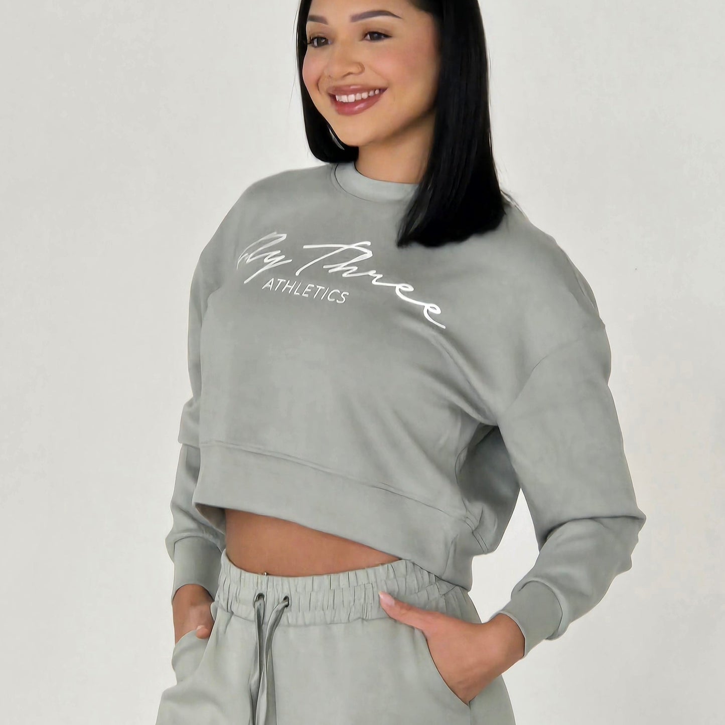 Modal Cropped Sweatshirt
