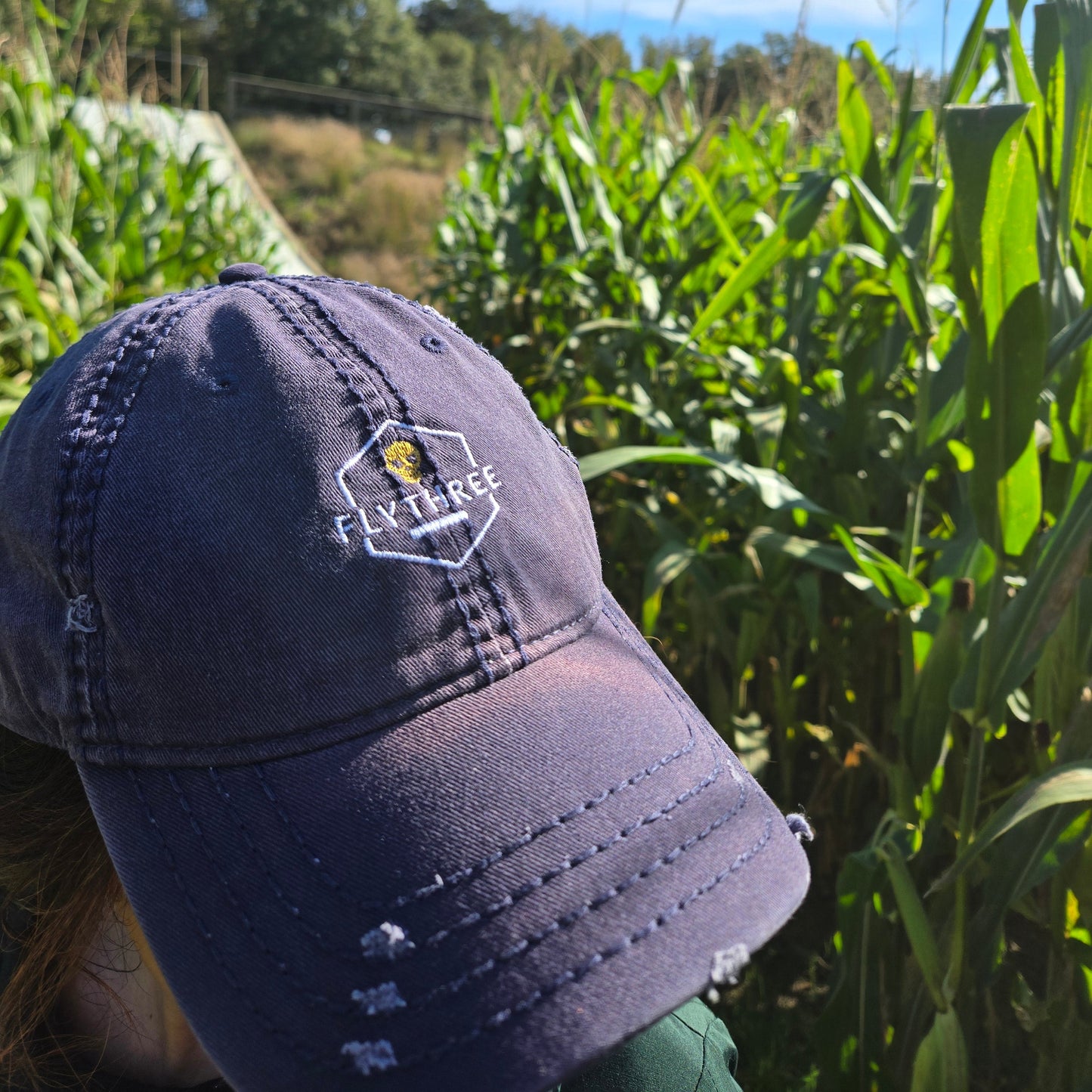 FlyThree Skull 'Dad' Cap