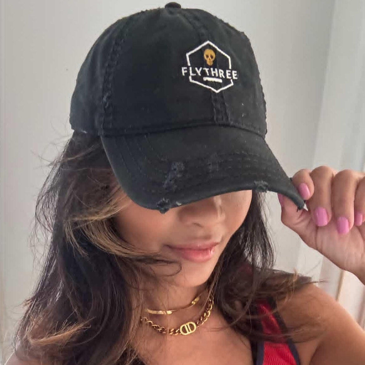 FlyThree Skull 'Dad' Cap