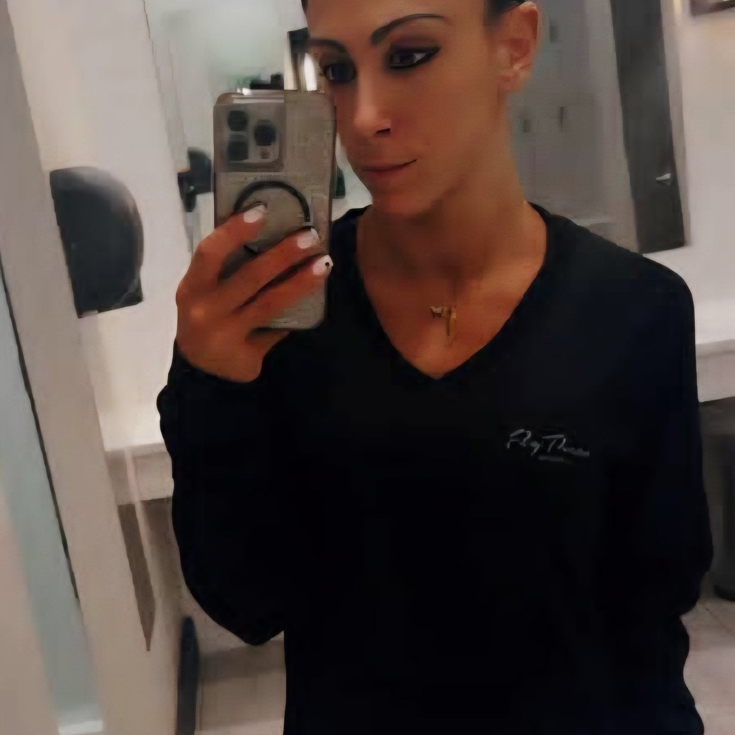 Modal V Neck Sweatshirt