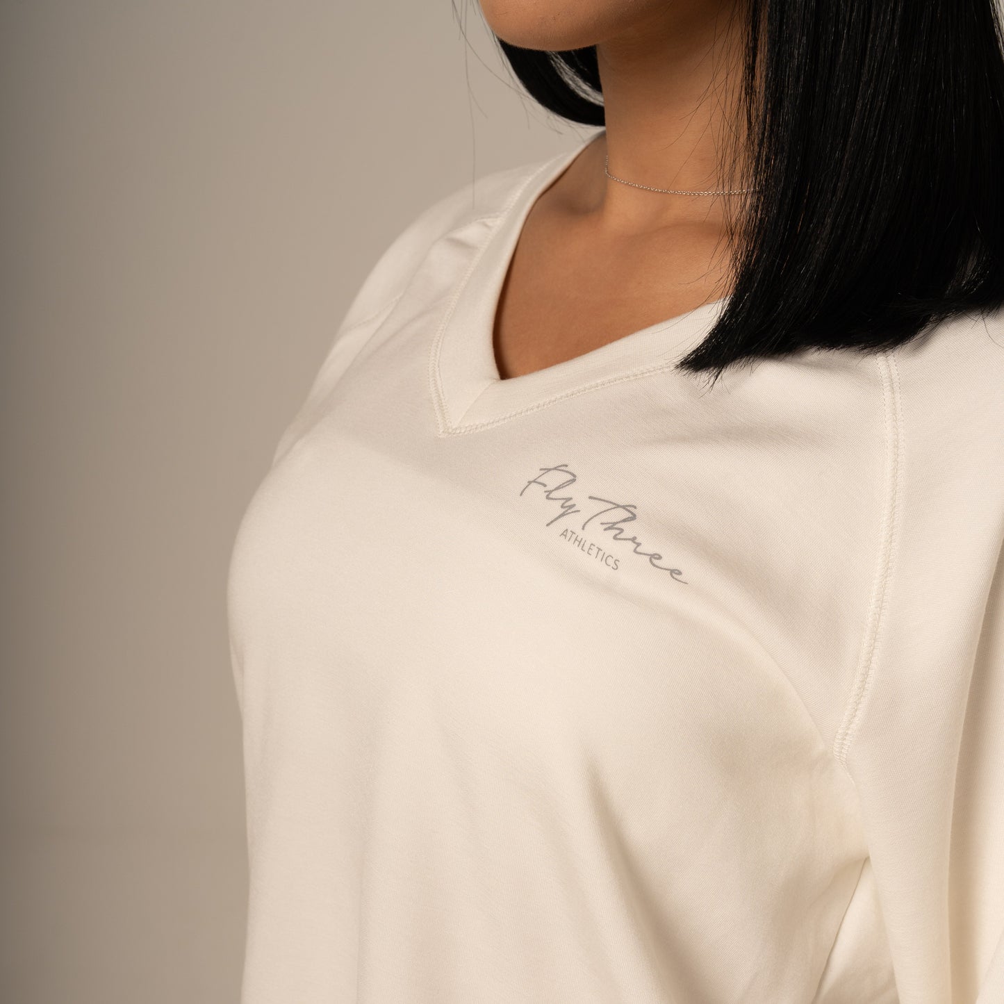 Modal V Neck Sweatshirt