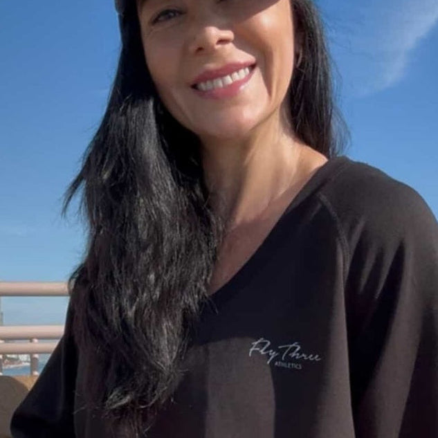 Modal V Neck Sweatshirt