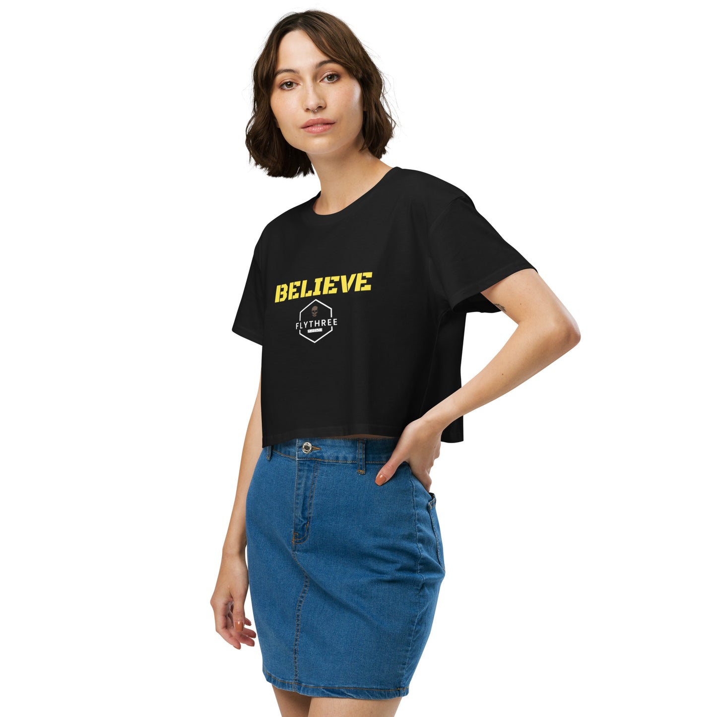 Believe crop top