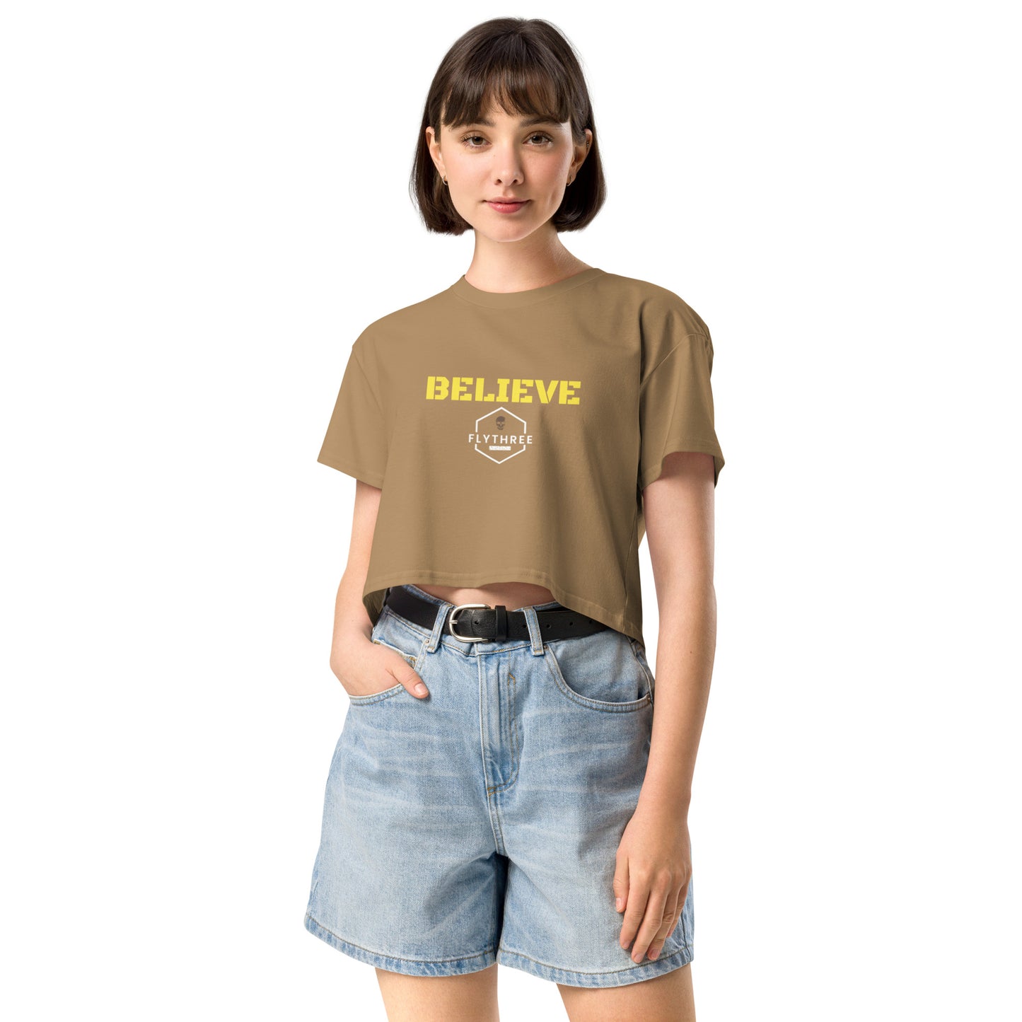 Believe crop top