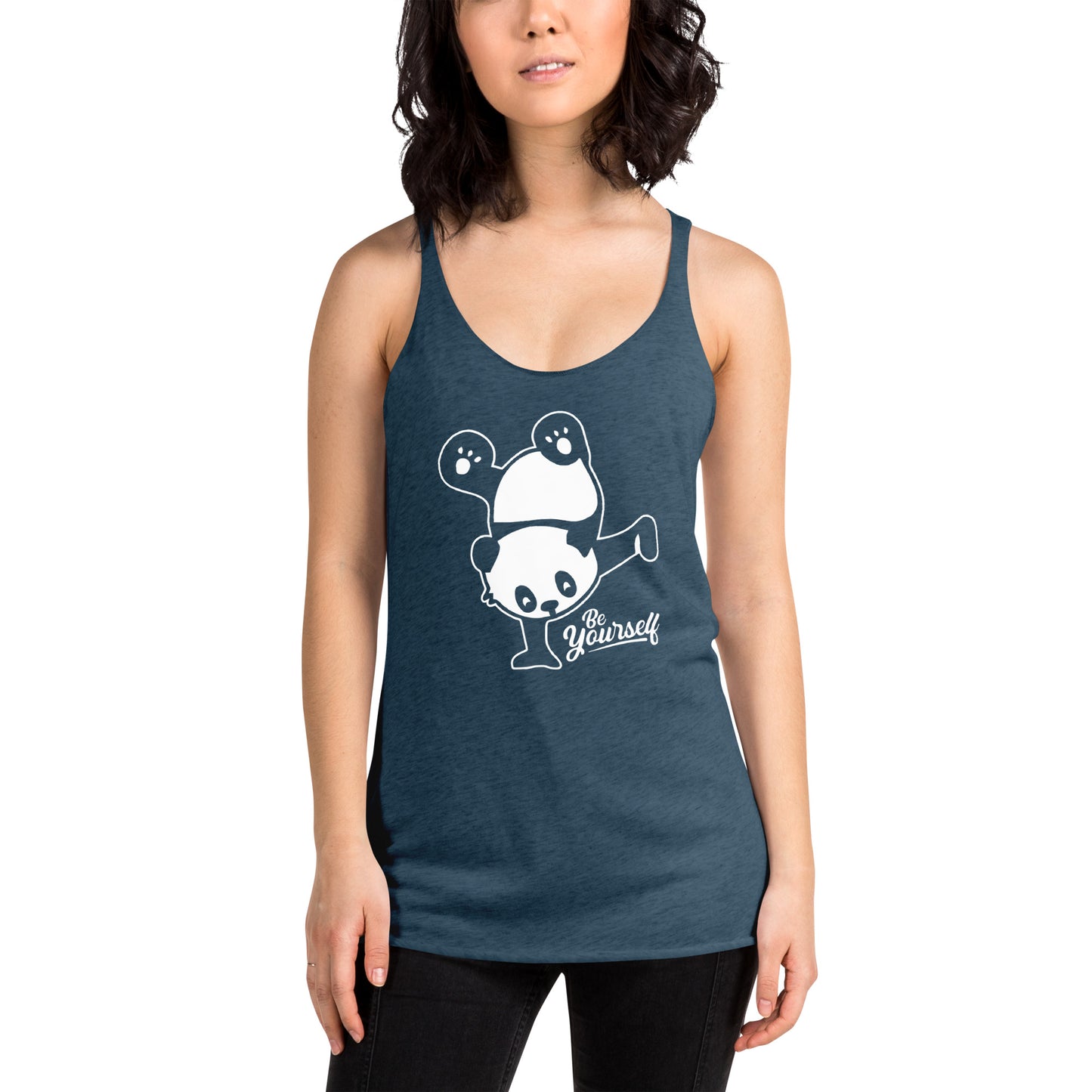 Challenge Yourself Panda Racerback Tank