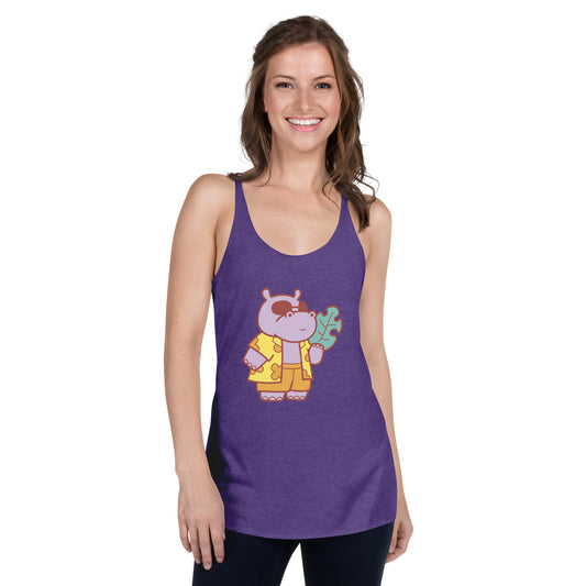 Adventure Hippo Racerback Tank